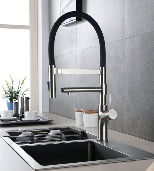 Смеситель для кухни Zorg Inox SZR-1010