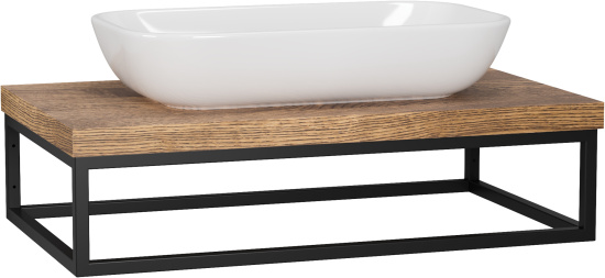Столешница с раковиной Brevita Rosewood 80