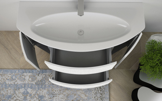 Мебель для ванной Cezares Eden 120 frassino bianco