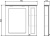 Мебель для ванной Comforty Палермо 80, напольная, патина золото