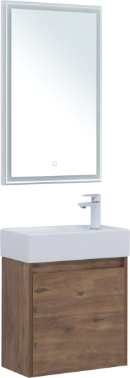 Тумба с раковиной Aquanet Nova Lite 50 дуб рустикальный