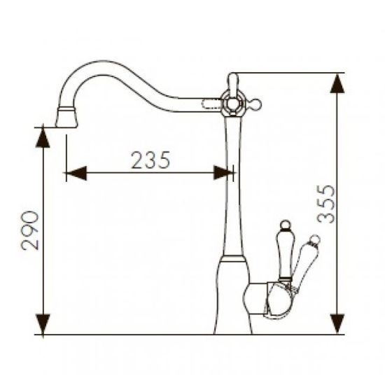 Смеситель для кухни Kaiser Vincent 31944-9