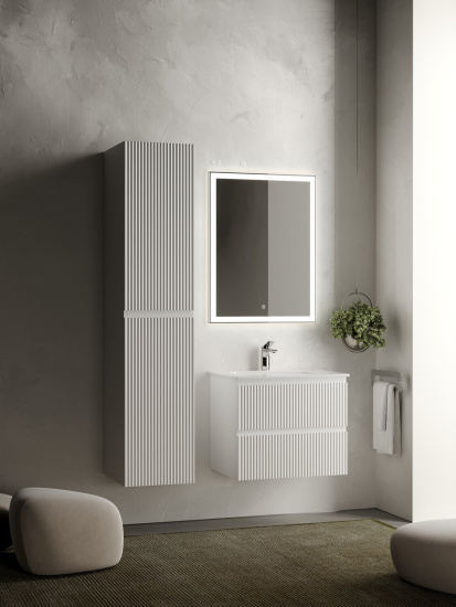Тумба с раковиной Sancos Snob R 60 Bianco SNR60W, подвесная
