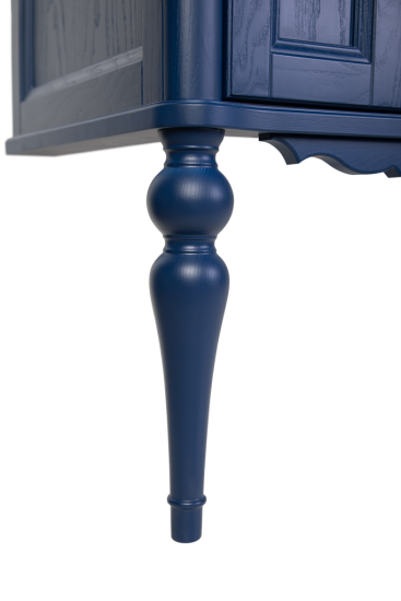 Мебель для ванной ValenHouse Эстетика 150 синяя, фурнитура золото