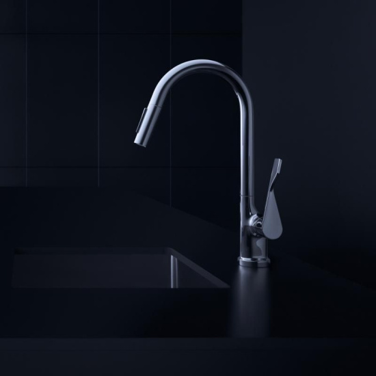 Смеситель для кухни Axor Citterio 39835000 хром