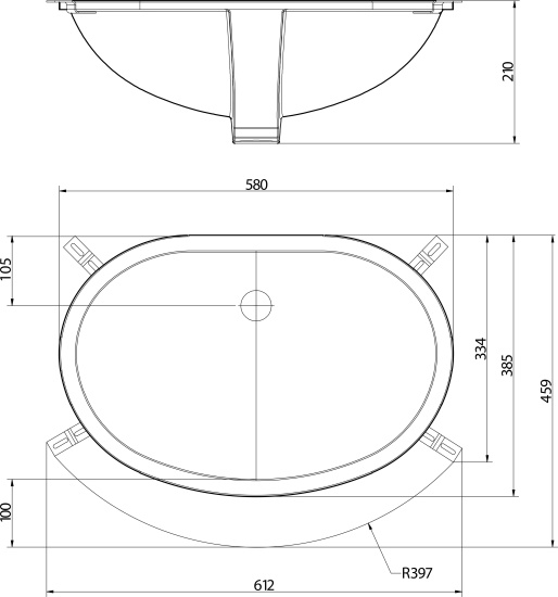 Мебель для ванной Migliore Ravenna 27066 R, avorio