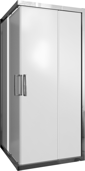 Душевой уголок Stworki Дублин 90x90 см профиль хром глянец, стекло матовое