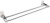 Полотенцедержатель Wasserkraft Leine White K-5040White двойной