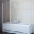 Шторка на ванну Koller Pool Waterfall Line QP95 L Chrome Clear + набор в подарок