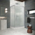 Душевой уголок Vegas Glass ZA-F Protec h1900 110*100 07 10, профиль матовый хром, стекло сатин Душевой уголок Vegas Glass ZA-F Protec h1900 110*100 07 10, профиль матовый хром, стекло сатин