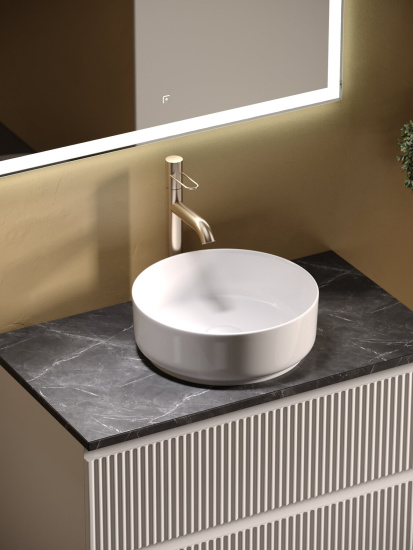 Тумба с раковиной Sancos Snob R 80 Bianco SNR80W, подвесная