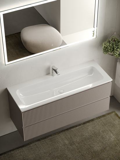 Тумба с раковиной Sancos Snob R 120 Doha Soft SNR120SM, подвесная