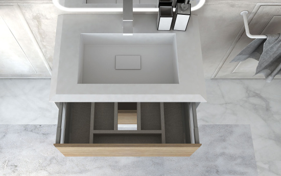 Мебель для ванной Cezares Bellagio 70 rovere tabacco