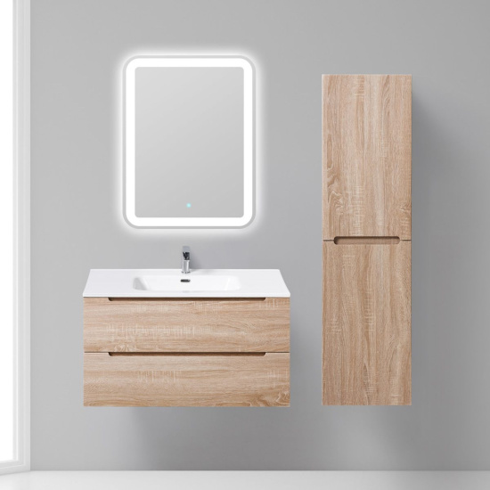 Тумба с раковиной BelBagno Etna 90 rovere bianco