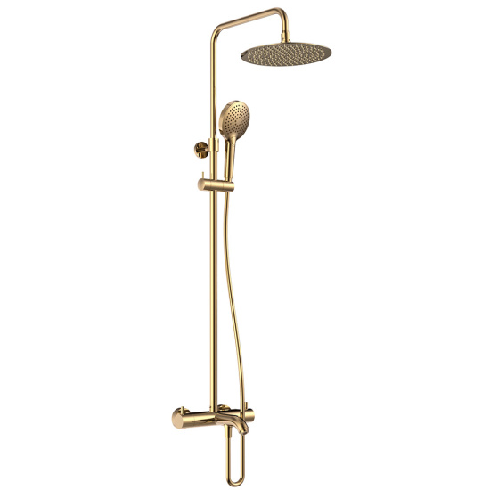 Душевая стойка AQUAme Siena AQM8008BG с термостатом