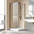 Душевой уголок Vegas Glass EP-Fis LUX 80*90 05 01 L профиль бронза, стекло прозрачное