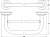 Полотенцедержатель FBS Standard STA 036 50 см