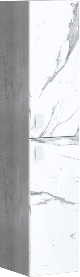 Шкаф-пенал Onika Марбл мрамор, камень бетонный