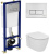 Инсталляция Ideal Standard W3710AA 4 в 1 + унитаз подвесной Ideal Standard Connect AquaBlade E047901 с сиденьем Connect E772401