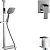 Душевой комплект Lemark Unit LM4523C + LM8073C + LM8085C