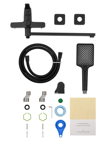 Смеситель для ванны Wonzon & Woghand Flex WW-639906-MB