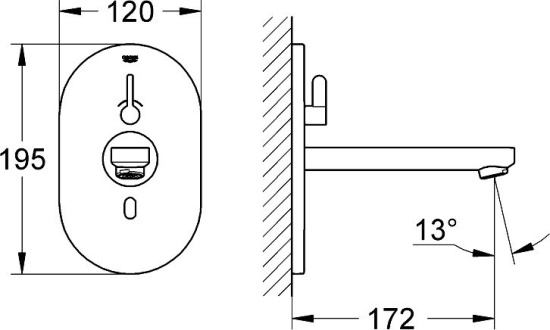 Смеситель для раковины Grohe Eurosmart Cosmopolitan E 36315000