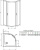 Душевой уголок Radaway Premium Plus A 80x170 стекло фабрик
