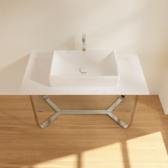 Консоль Villeroy & Boch Antheus 120 сarrara, мраморная столешница