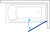 Шторка на ванну Koller Pool Waterfall Line QP93 R Chrome Clear