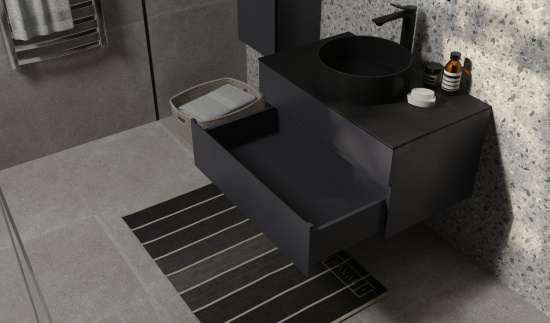 Мебель для ванной Raval Decent 80 антрацит