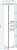 Пенал Bellezza Анкона 40 L с бельевой корзиной
