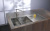 Мойка кухонная Reginox Nevada 18x30 LUX OKG left L сталь