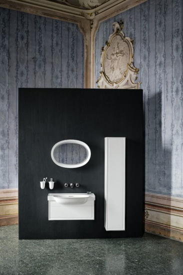 Зеркало Laufen The New Classic 50 белое, с подсветкой