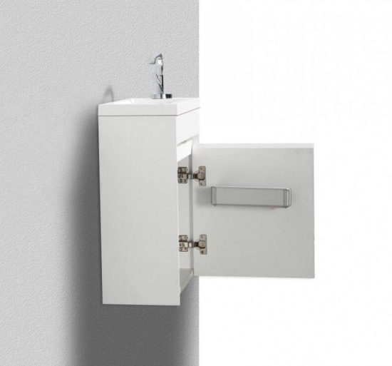 Тумба с раковиной BelBagno Pietra Mini 40 R bianco lucido
