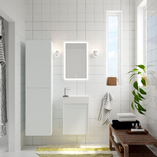 Мебель для ванной Art&Max Family R 40 подвесная, Bianco Lucido