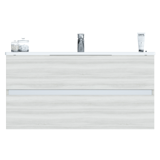 Тумба с раковиной Sanvit Кубэ-2 100 дуб