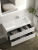 Тумба с раковиной Sancos Snob R 100 Bianco правая SNR100RW, подвесная Тумба с раковиной Sancos Snob R 100 Bianco правая SNR100RW, подвесная
