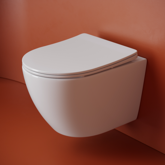 Унитаз подвесной Ceramicanova Uno Rimless CN11001 с сидением