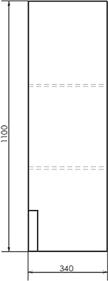 Шкаф Comforty Бонн 35 дуб дымчатый, графит