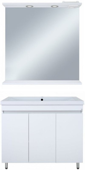 Зеркало Misty Енисей 105 с полкой