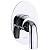 Смеситель для душа Webert Aria AI880101844 с внутренней частью, белый