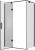 Душевой уголок Bravat Blackline 120х80х195, L