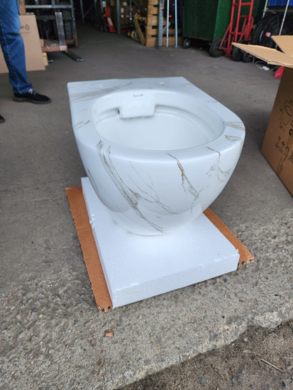 Инсталляция Geberit Duofix Delta 458.128.21.1 с кнопкой смыва Delta 51 + унитаз подвесной CeramaLux 2213-K