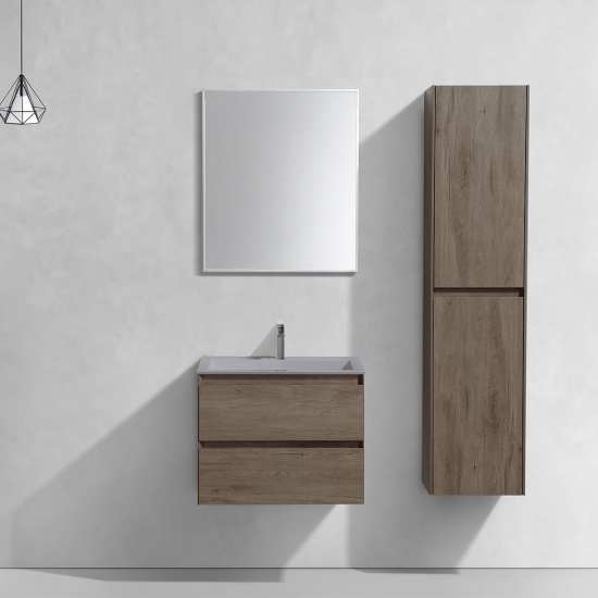 Мебель для ванной Vincea Luka 60 2 ящика, темный дуб