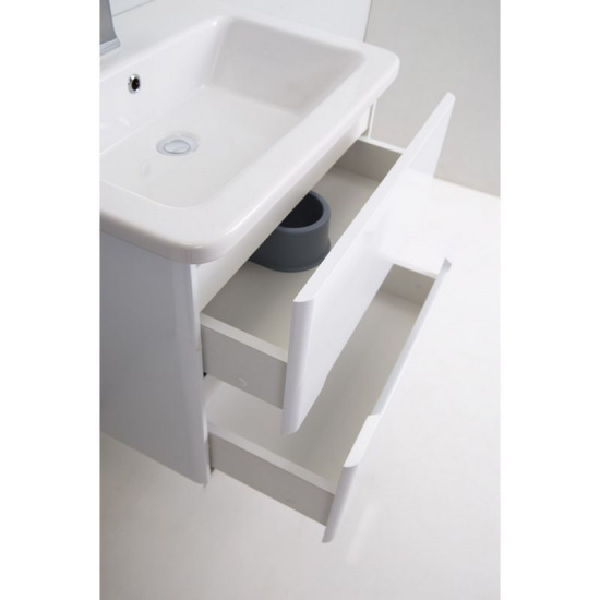 Тумба с раковиной BelBagno Luxury 50 bianco lucido