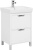 Тумба с раковиной Aquanet Гретта 60 New 2 ящика, белый