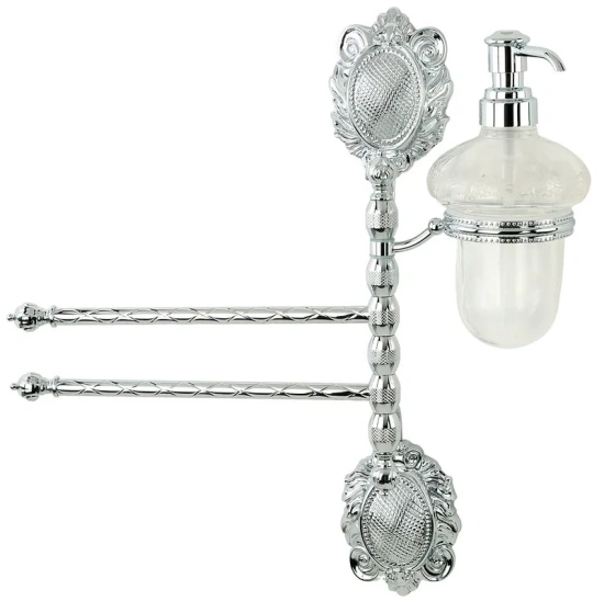 Дозатор Migliore Cleopatra 16674 с полотенцедержателем, хром