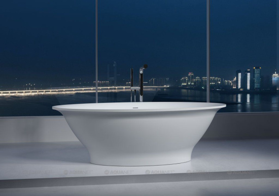 Ванна из искусственного камня Aquanet Entice V1 190x90 см. глянцевая