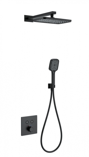 Душевая система Wonzon & Woghand WW-D2017-B-MB с термостатом