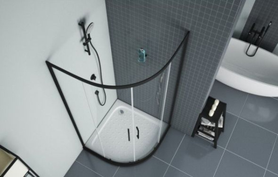 Душевой уголок Bravat Blackline 90х90х200